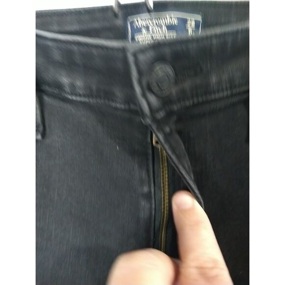 Abercrombie&Fitch Woman Jeans Black Simone High Rise Super Skinny - Picture 5 of 10